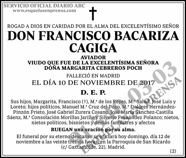Francisco Bacariza Gagiga